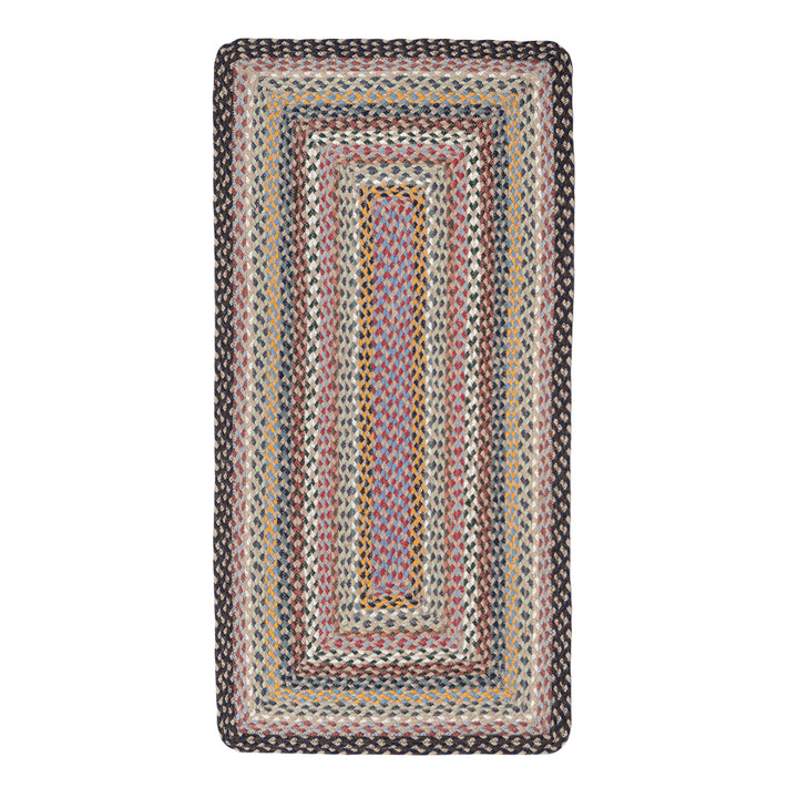 Misty Blue Rectangle Jute Rug