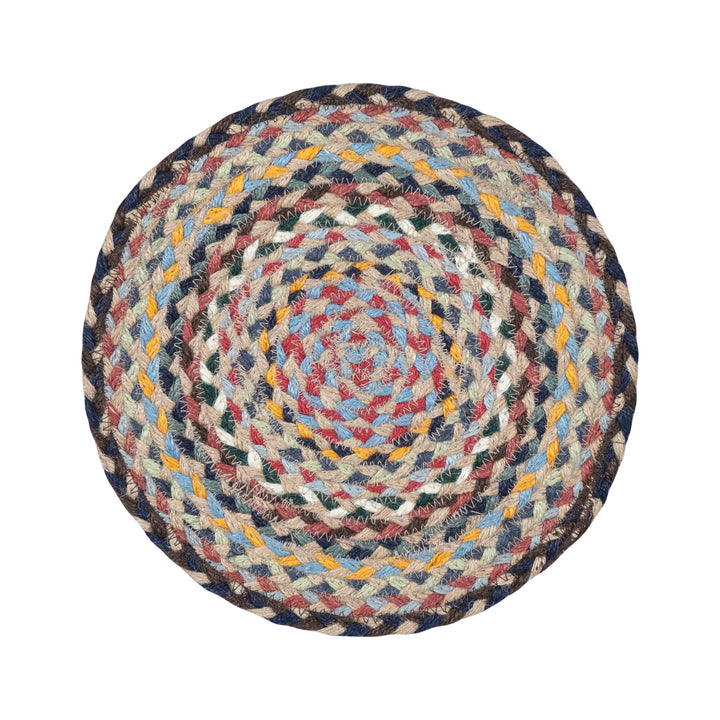 Misty Blue Jute Table Runner