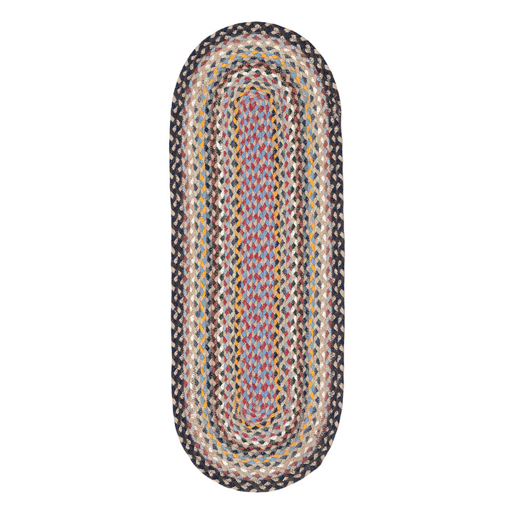 Misty Blue Jute Table Runner