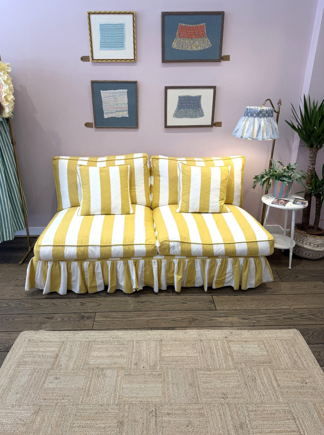 Natural Jute Tile Rug
