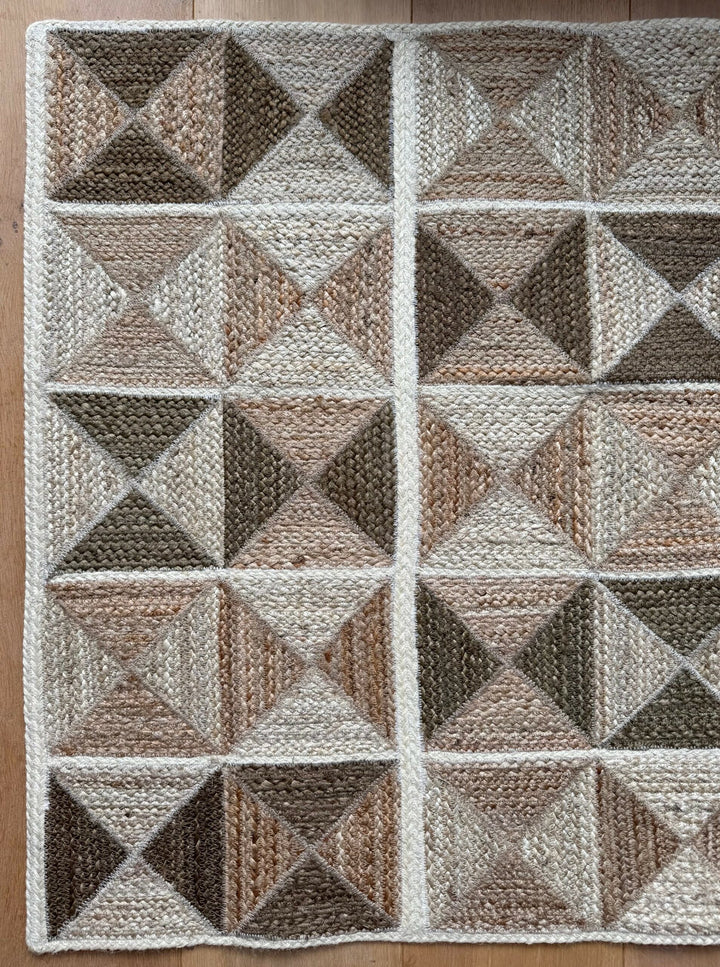 Natural Harlequin Jute Rug