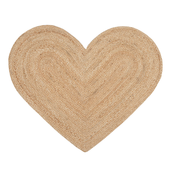 Natural Heart Rug - 30% Off