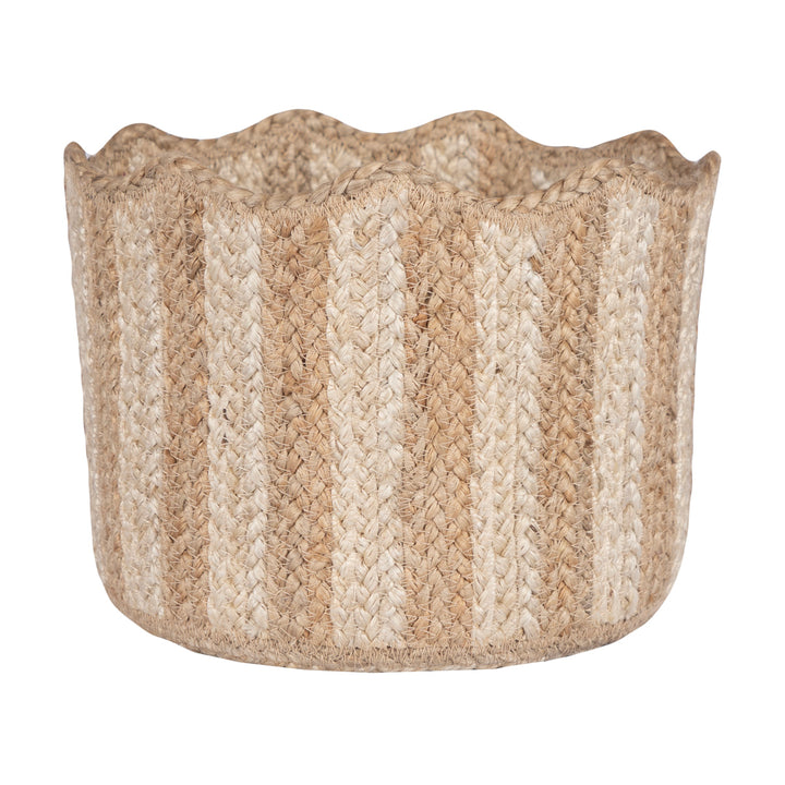 Tulip Basket Natural Stripe