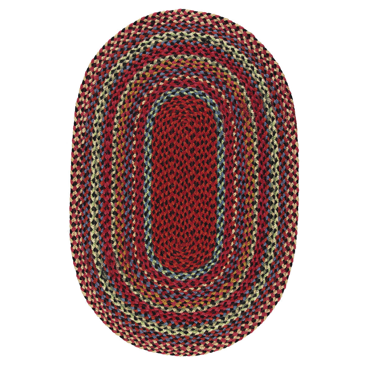 Cardinal Jute Oval Rug – The Braided Rug Company