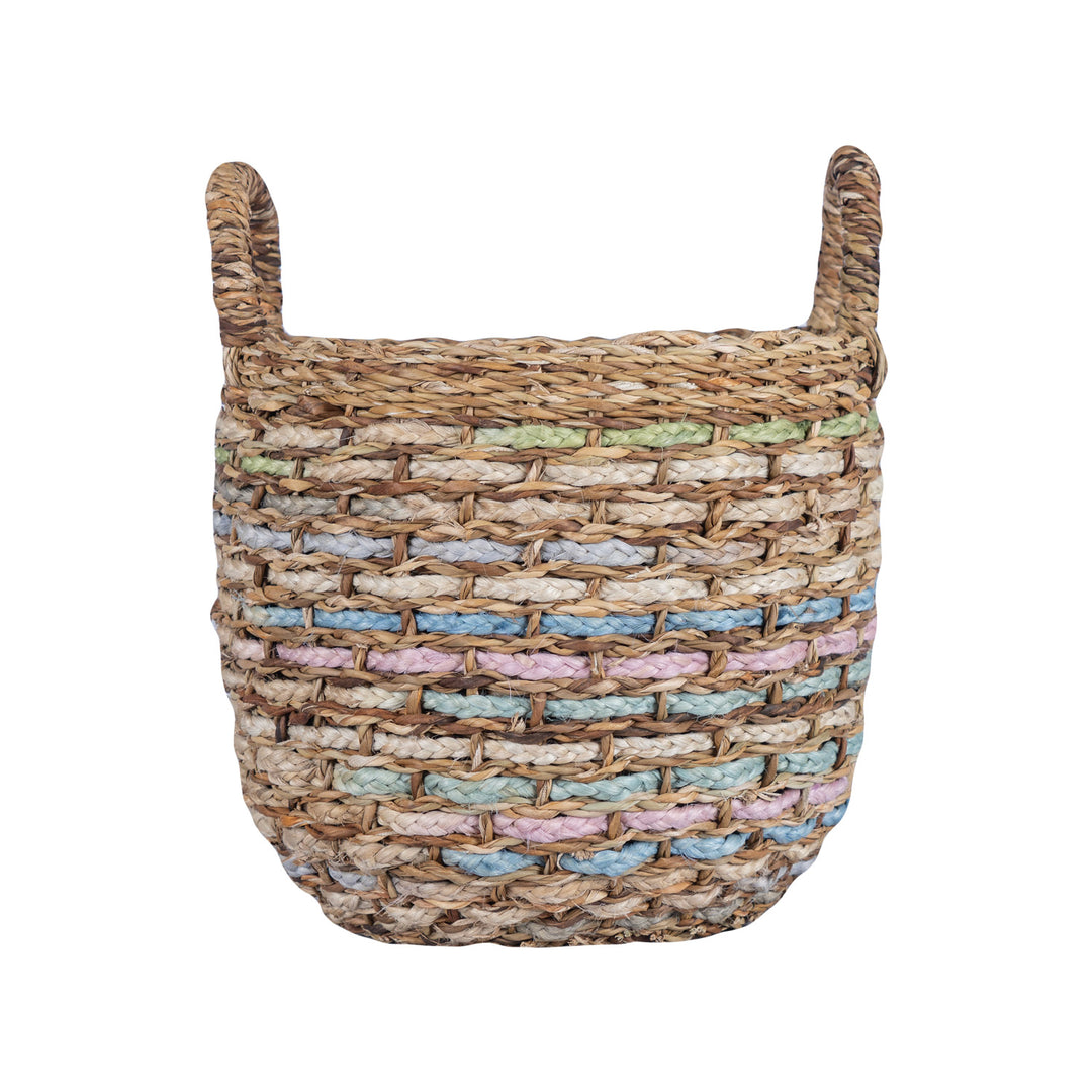 Village Pastel Log Basket