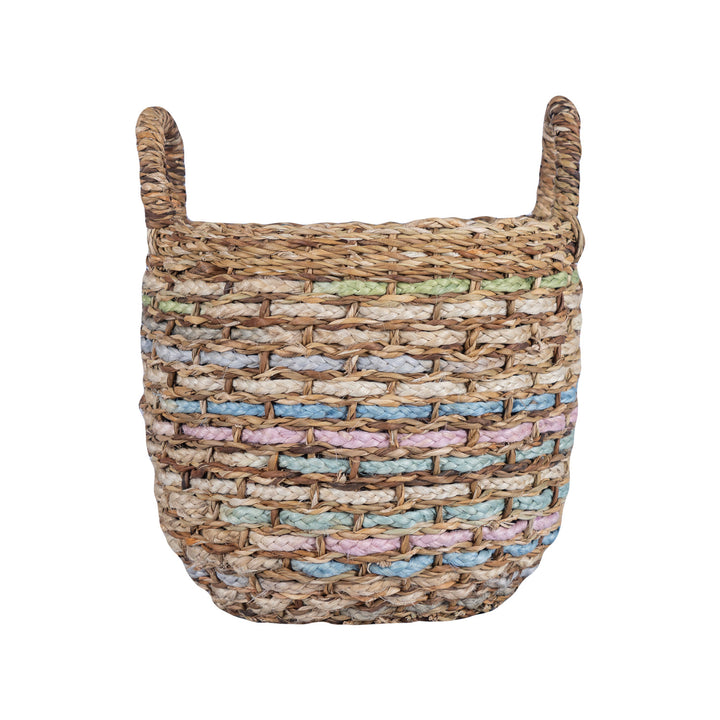 Village Pastel Log Basket