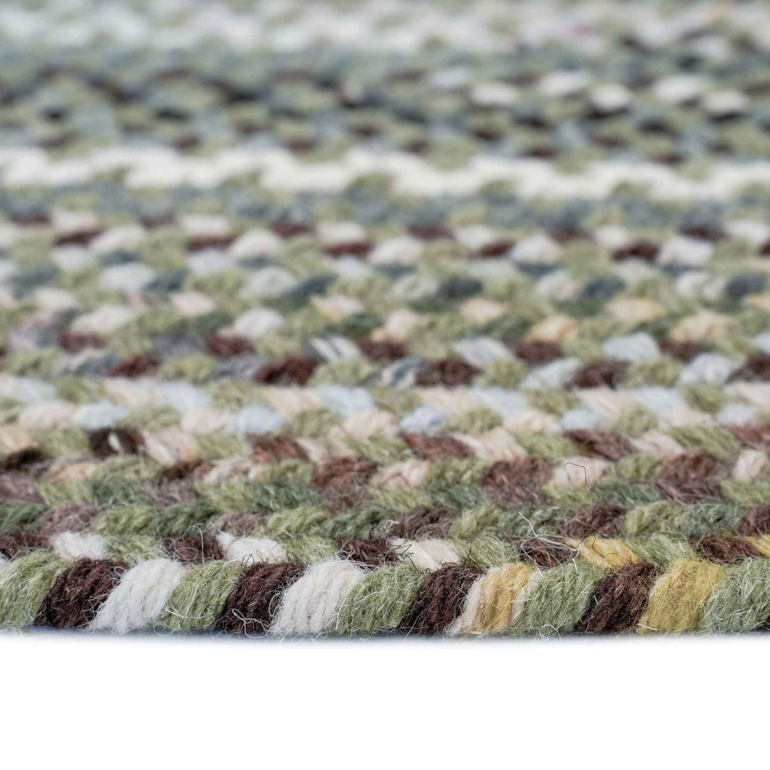 Olive Branch Oval Rug