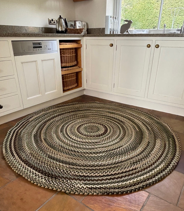 Olive Branch Oval Rug