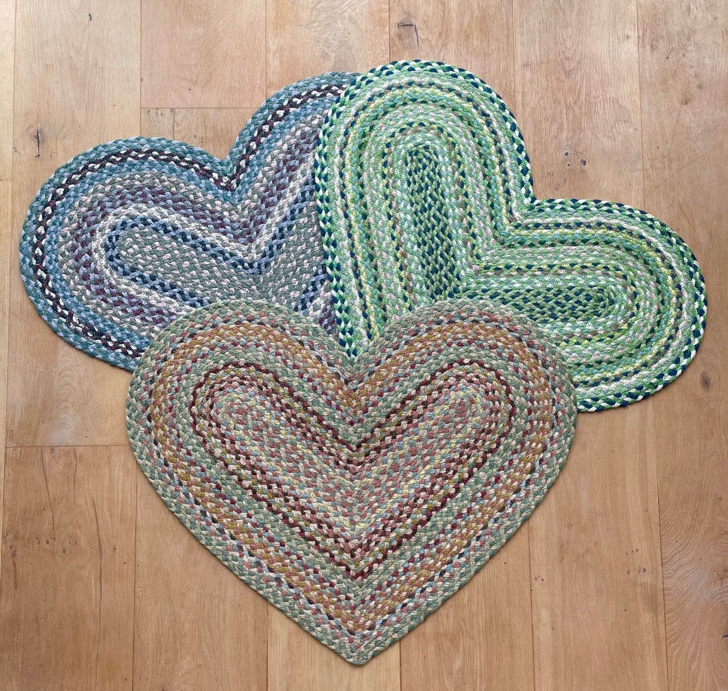 Pampas Heart Rug – The Braided Rug Company