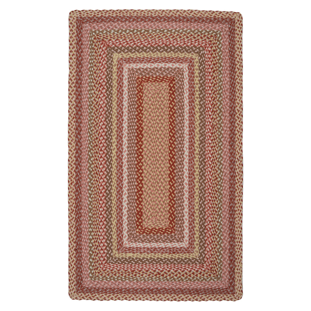 Coral Oval Jute Rug