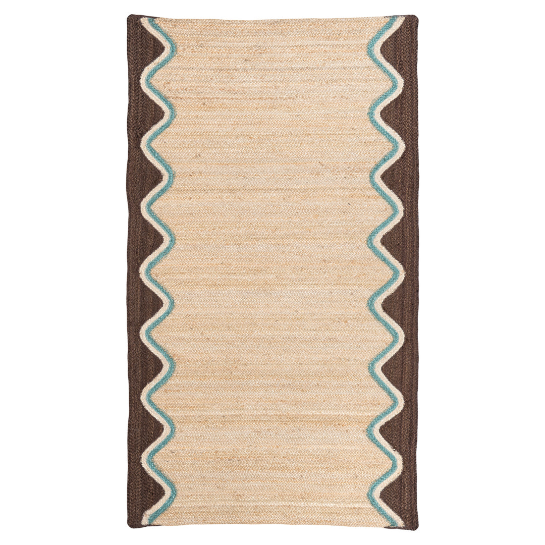 Cocoa Wave Jute Rug