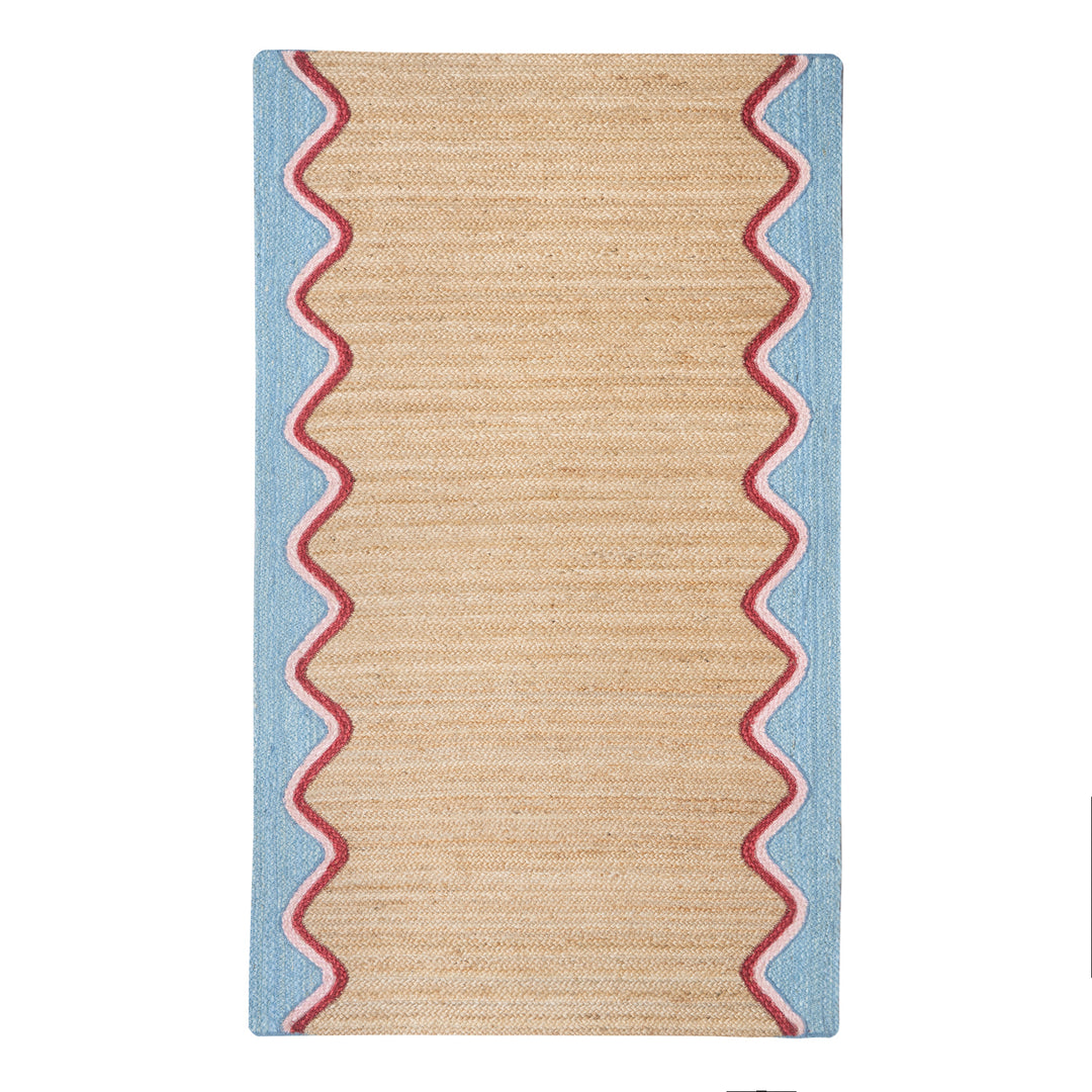 Sky Wave Jute Rug