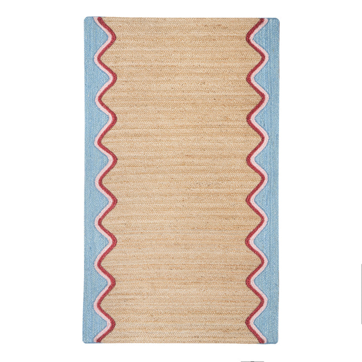 Sky Wave Jute Rug