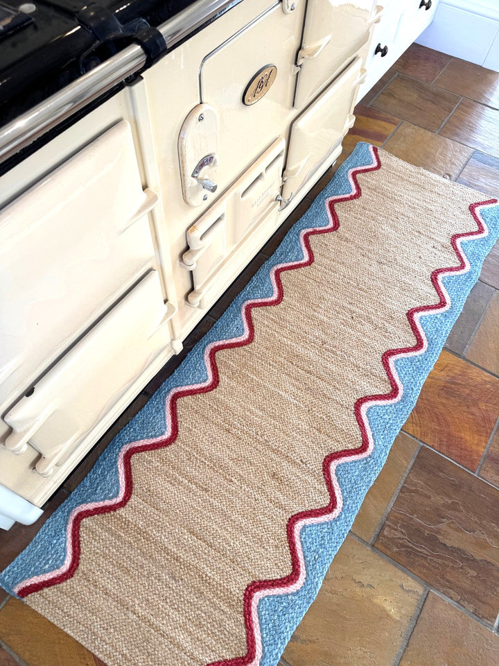 Sky Wave Jute Rug