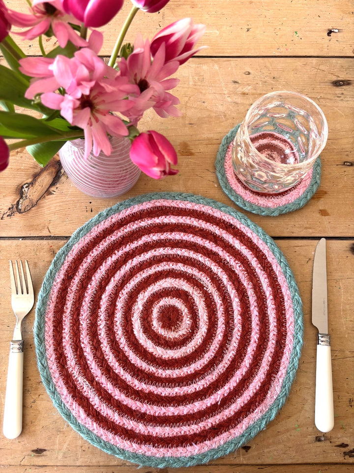 Strawberry Tulip Coasters