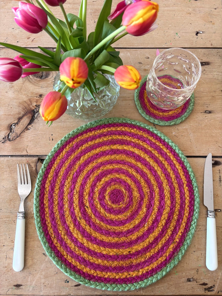 Tutti Fruiti Tulip Coasters