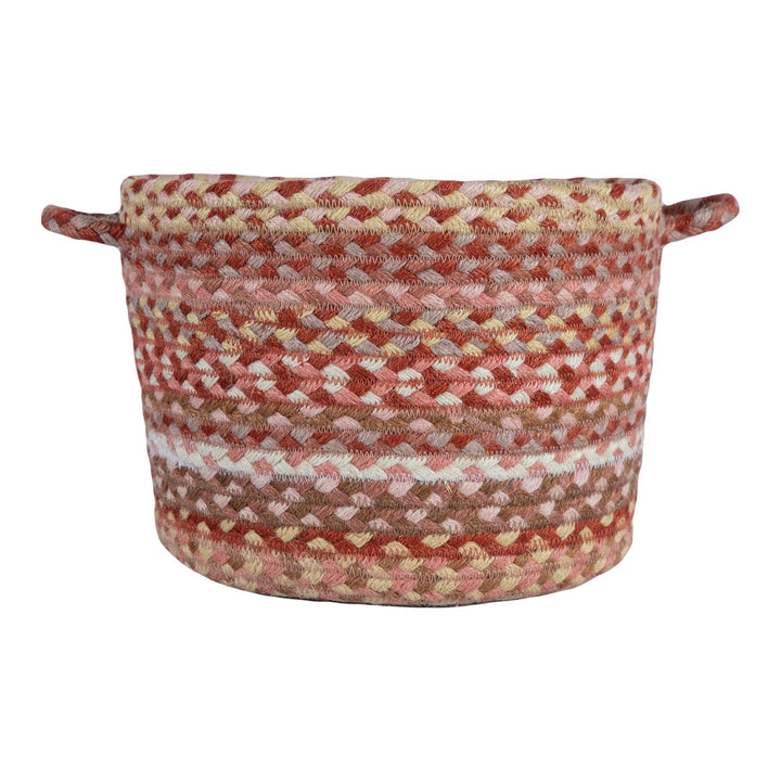 Coral Jute Basket