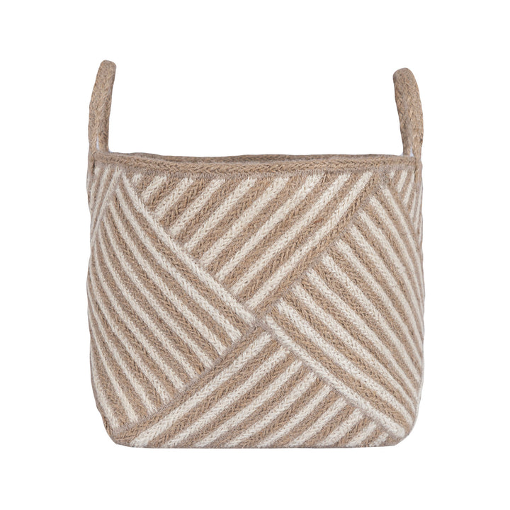 Zebra Basket Natural