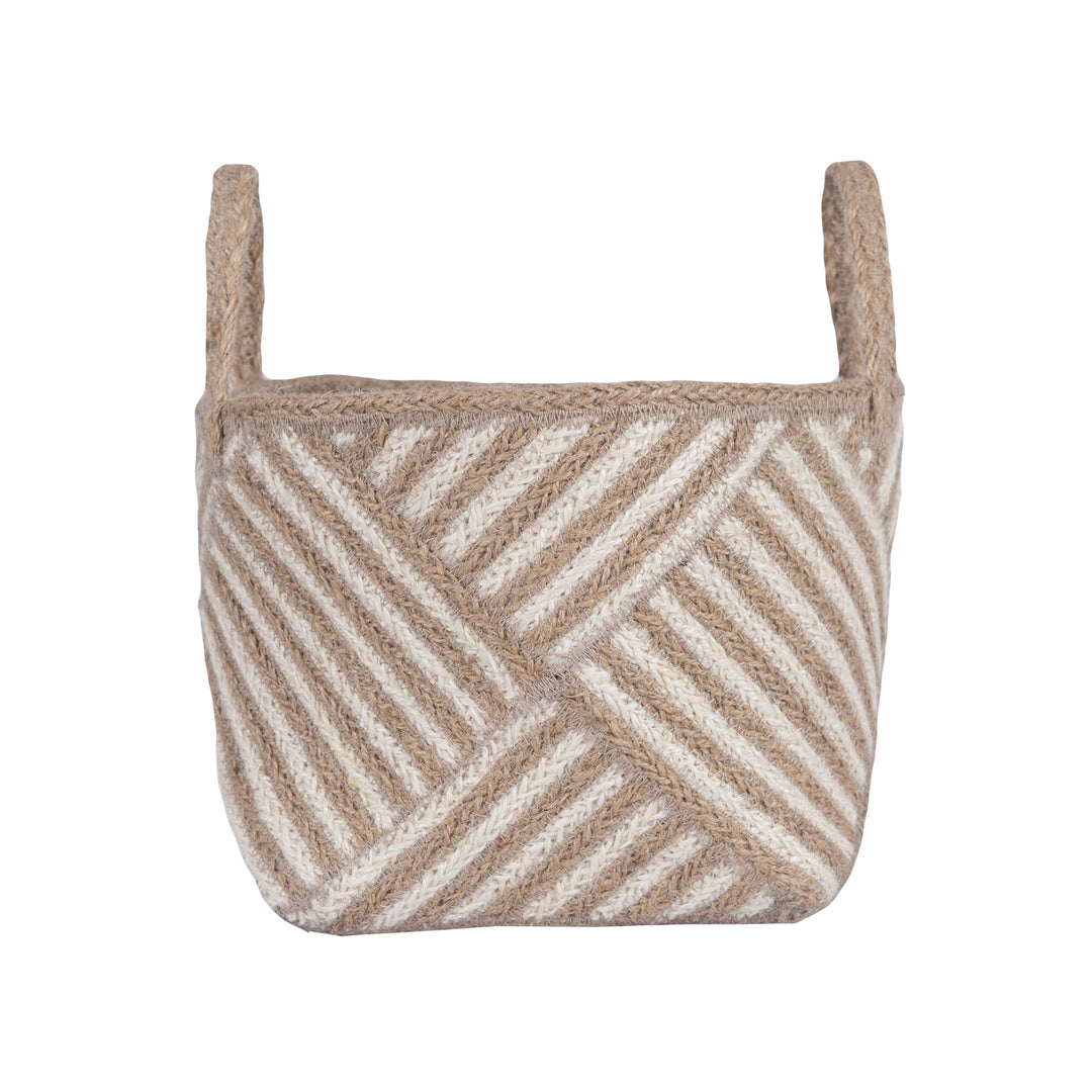 Zebra Basket Natural