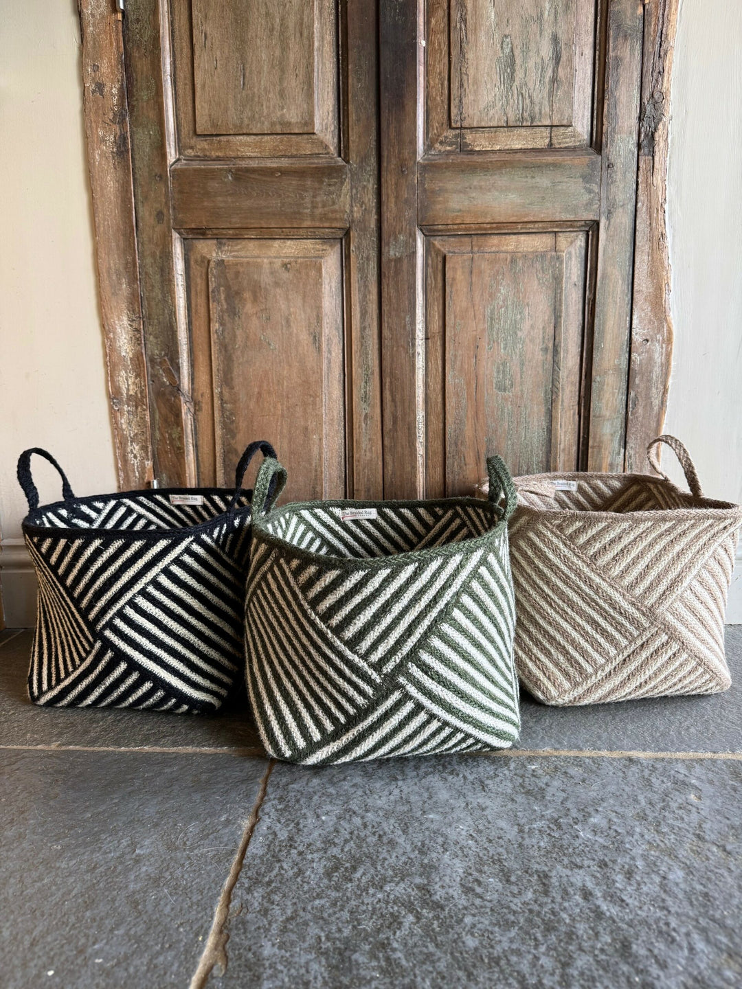 Zebra Basket Black