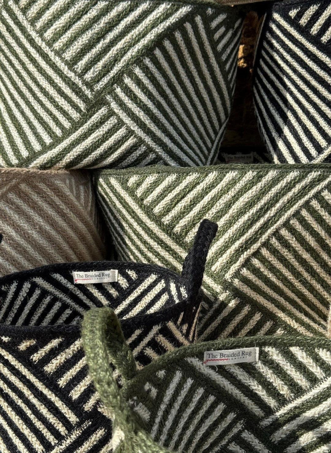 Zebra Basket Natural