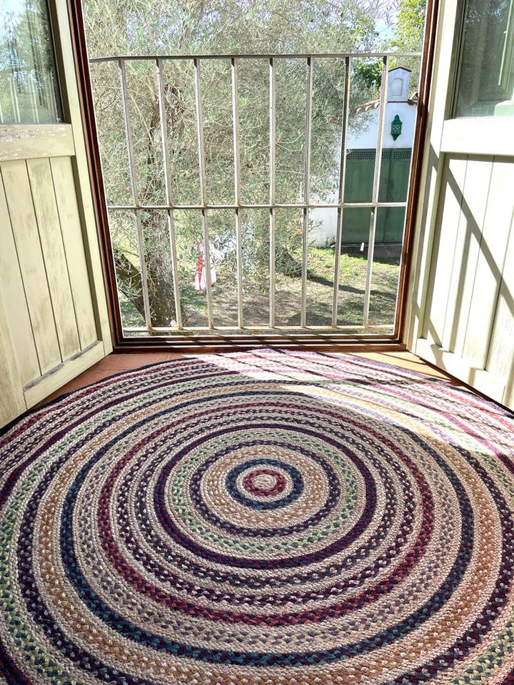 Fairisle Oval Jute Rug