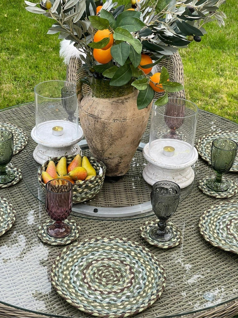 Hedgerow Jute Coasters