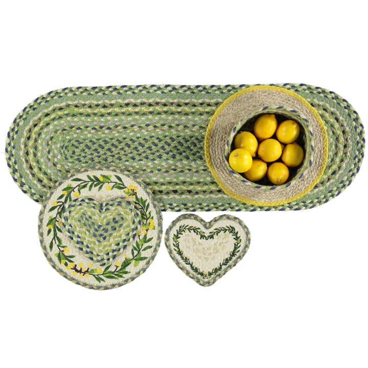 Mint Jute Coasters