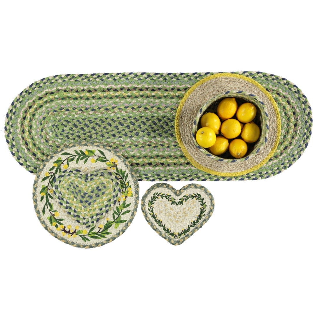 Mint Jute Mini Basket
