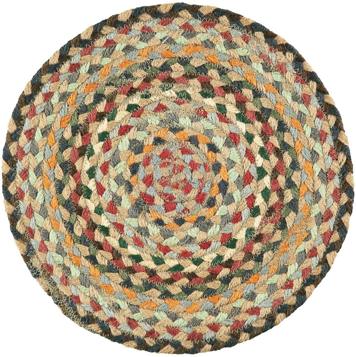 Misty Blue Jute Coasters