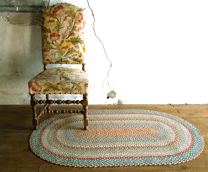 Carnival Oval Organic Jute Rug