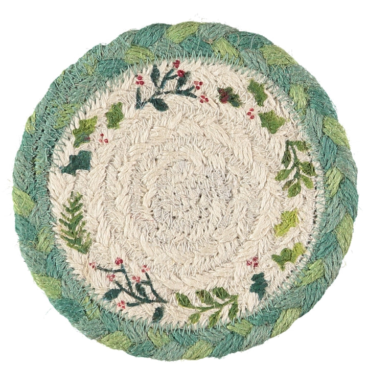 Christmas Organic Jute Coasters