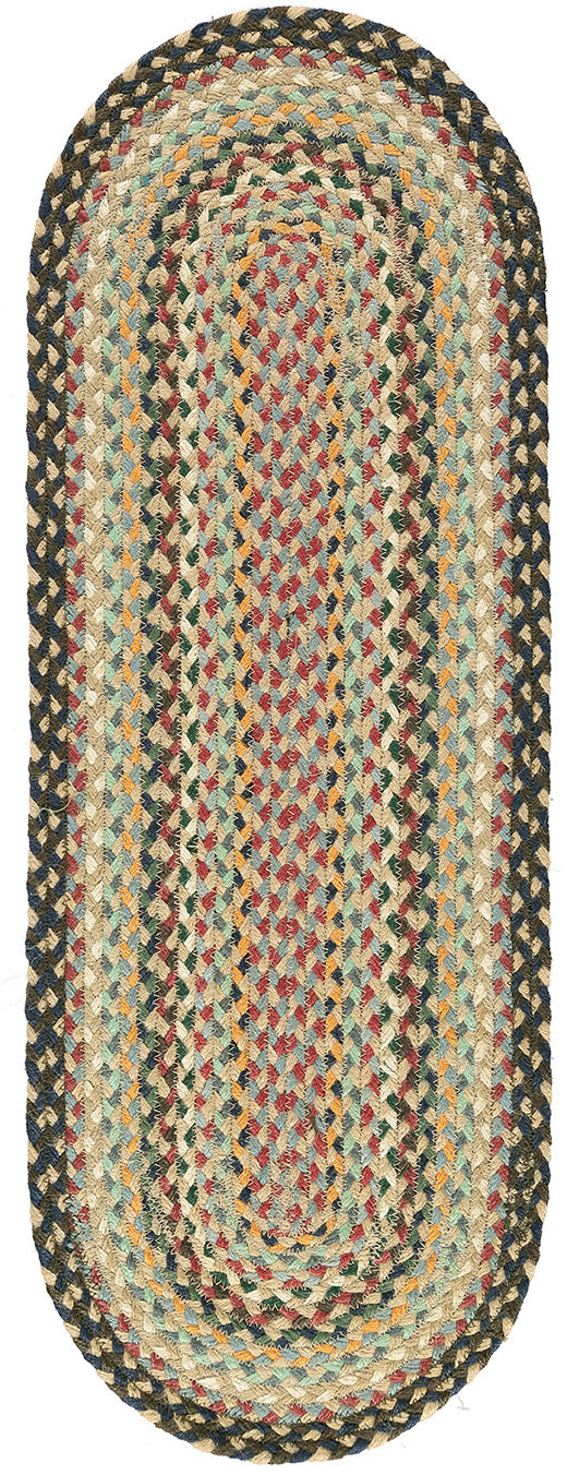 Misty Blue Organic Jute Table Runners