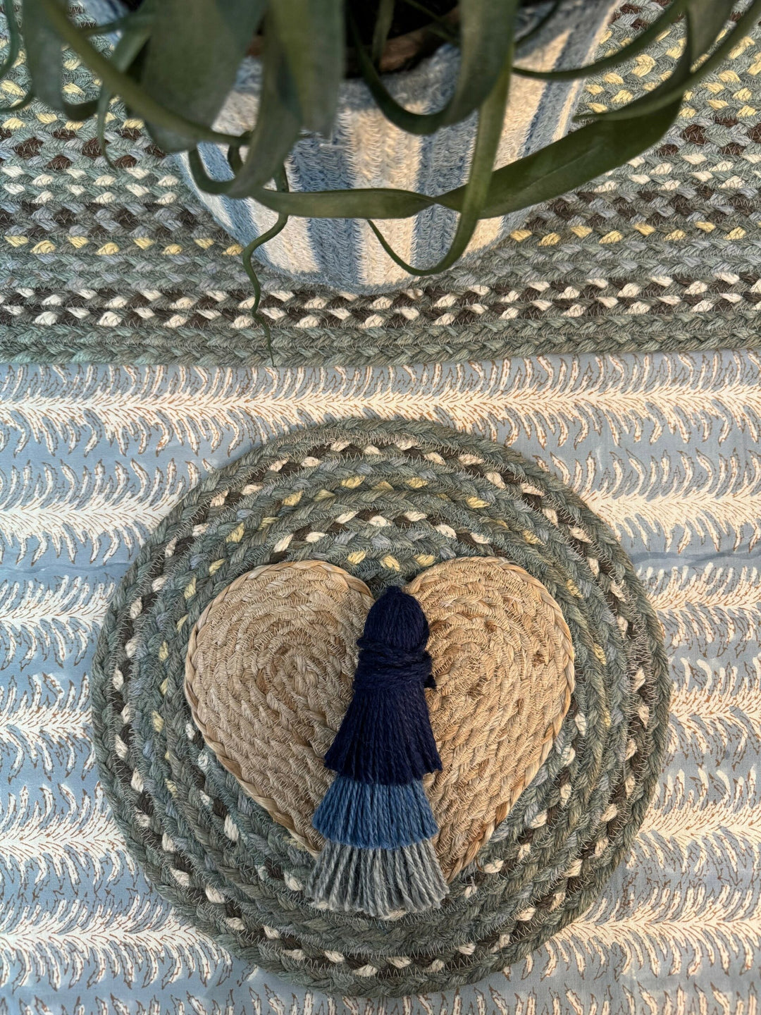 Seaspray Heart Coaster