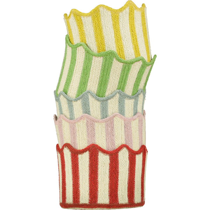 Tulip Basket Natural Stripe