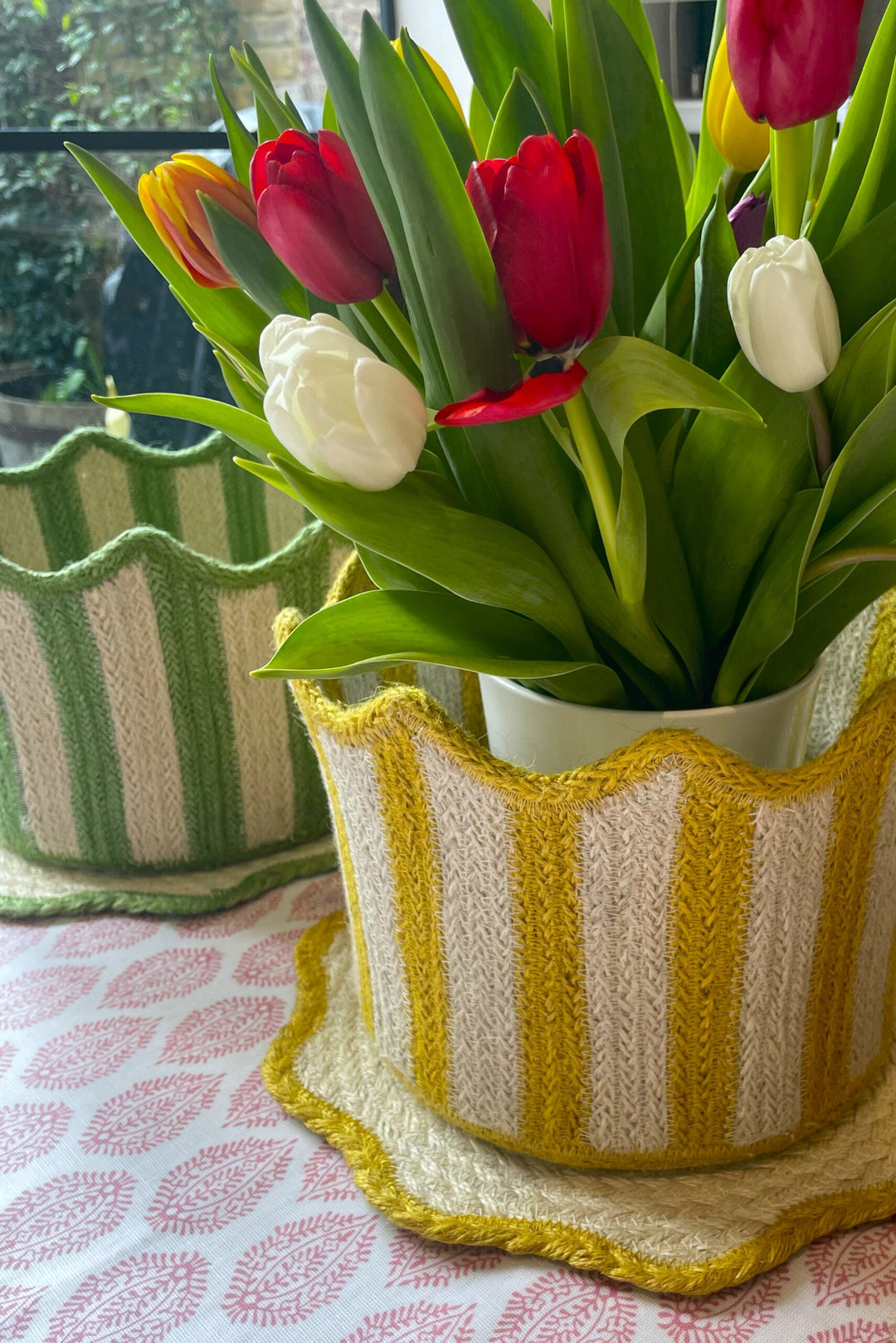Tulip Basket Jade