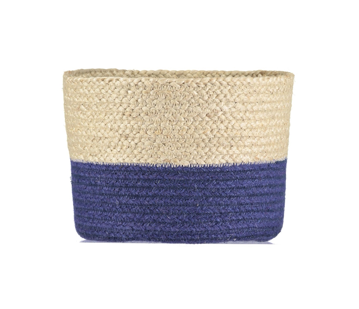 Calypso Blue Wave Organic Jute Baskets