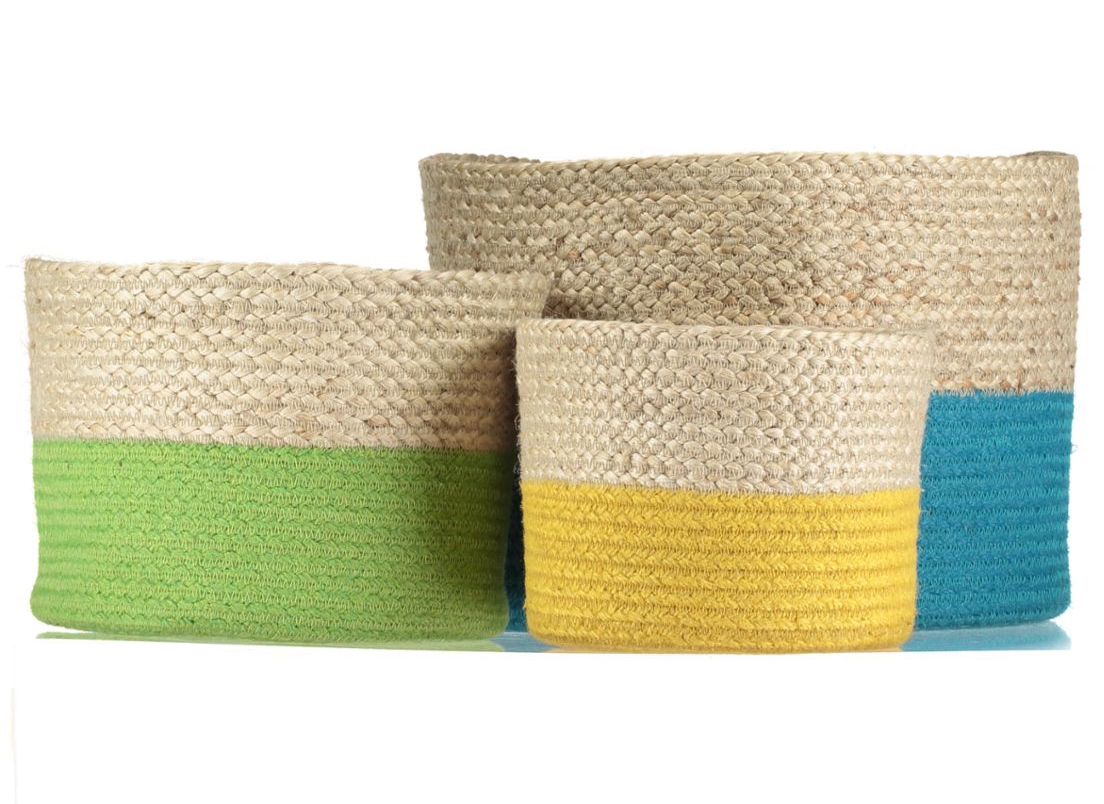 Calypso Magenta Basket The Braided Rug Company