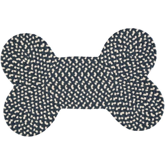 Midnight Eco Dog Bone rug