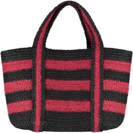 Trade Winter Red/Black Short Handle Tote