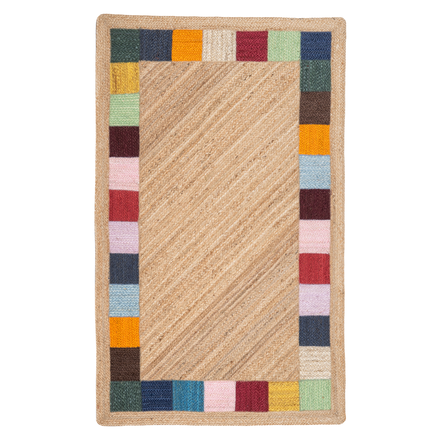 Natural Fairground Rectangle Rug